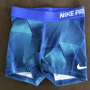 BLUE NIKE PRO SPANDEX SIZE XS